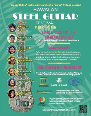 2022 Hawaiian Steel Guitar Festival at Kahala Mall